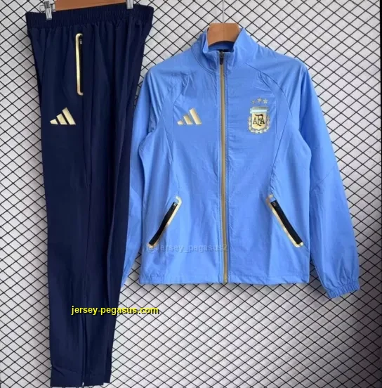 Argentina Sky Blue Full zipper Jacket Tracksuit+ long pants