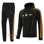 Arsenal Black Full Zipper Jacket + Long Pants
