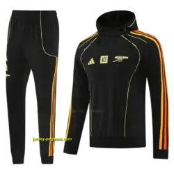 Arsenal Black Full Zipper Jacket + Long Pants