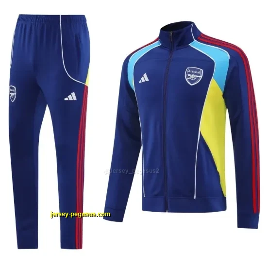 Arsenal FC Royal Blue Full zipper Jacket Tracksuit+ long pants