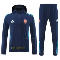 Arsenal Navy Blue Full zipper Jacket Tracksuit+ long pants