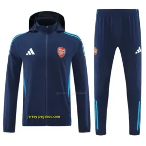 Arsenal Navy Blue Full zipper Jacket Tracksuit+ long pants