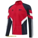 Arsenal Red Half Zipper Jacket+Long Pants