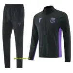 Barcelona Black Half Zipper Jacket+Long Pants