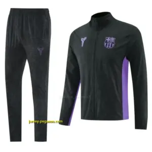 Barcelona Black Half Zipper Jacket+Long Pants