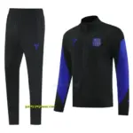 Barcelona BlackBlue Full Zipper Jacket +Long Pants
