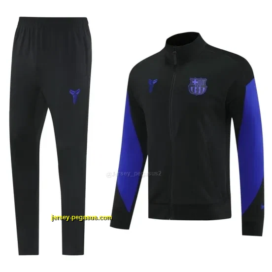 Barcelona BlackBlue Full Zipper Jacket +Long Pants