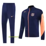 Barcelona NavyOrange Full Zipper Jacket +Long Pants