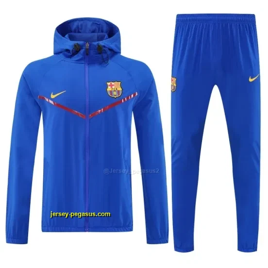 Barcelona Royal Blue Full zipper Jacket Tracksuit+ long pants