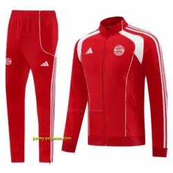 Bayern Munich Red Full Zipper Jacket+Long Pants