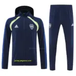 Boca Juniors Navy Blue Full zipper Jacket Tracksuit+ long pants
