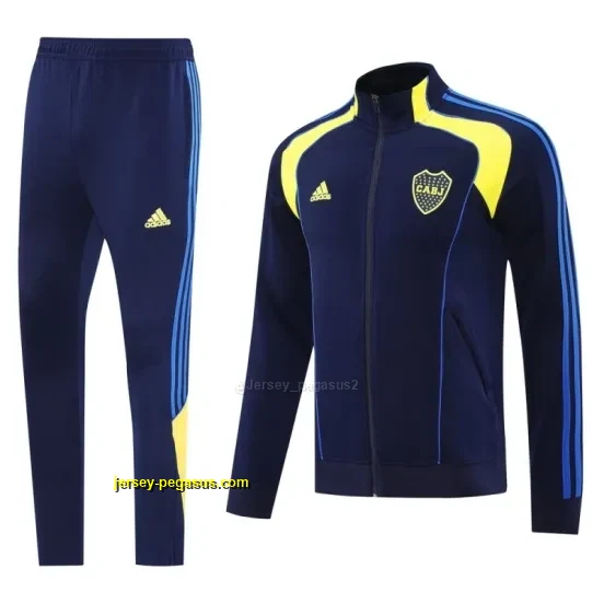 Boca Juniors Navy Full Zipper Jacket + Long Pants