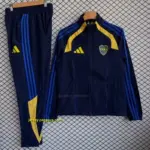 Boca Juniors Navy with Blue Full zipper Jacket Tracksuit+ long pants