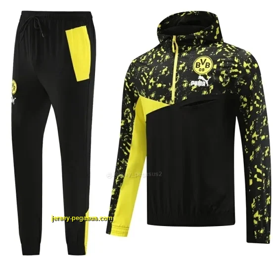 Borussia Dortmund Half Zipper Jacket+Long Pants