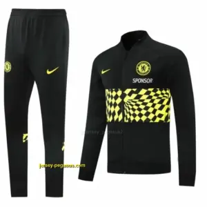 Chelsea BlackYellow Full Zipper Jacket + Long Pants
