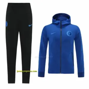 Chelsea Hoodie Blue Full Zipper Jacket + Long Pants