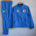 Colombia National Team Blue Full zipper Jacket Tracksuit+ long pants