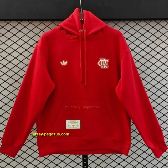 Flamengo Retro Embroidered Logo Hoodie 9 Colors