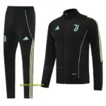 Juventus Black Full zipper Jacket Tracksuit+ long pants