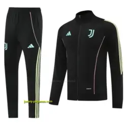 Juventus Black Full zipper Jacket Tracksuit+ long pants