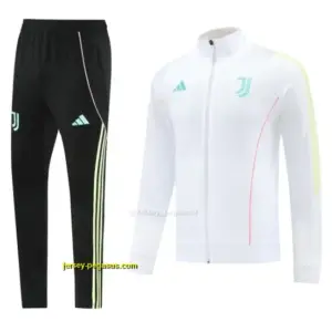 Juventus White Full zipper Jacket Tracksuit+ long pants