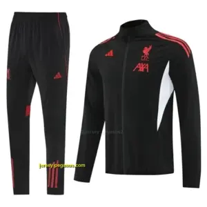 Liverpool Black Half Zipper Jacket+Long Pants