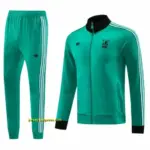 Liverpool Green Full Zipper Jacket +Long Pants