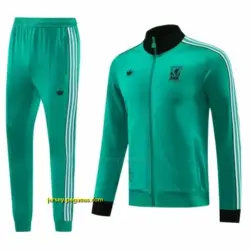 Liverpool Green Full Zipper Jacket +Long Pants