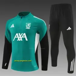 Liverpool Green Half Zipper Jacket+Long Pants
