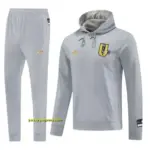 Manchester United Gray Half Zipper Jacket+Long Pants
