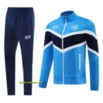 Napoli BlueBlack Full Zipper Jacket+Long Pants