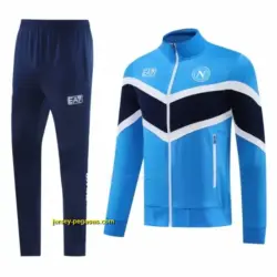 Napoli BlueBlack Full Zipper Jacket+Long Pants