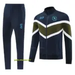 Napoli Navy Blue Full Zipper Jacket Tracksuit + Long Pants
