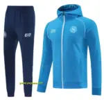 Napoli Sky Blue Full zipper Jacket Tracksuit+ long pants