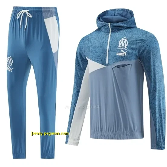 Olympique Marseille Half Zipper Jacket+Long Pants