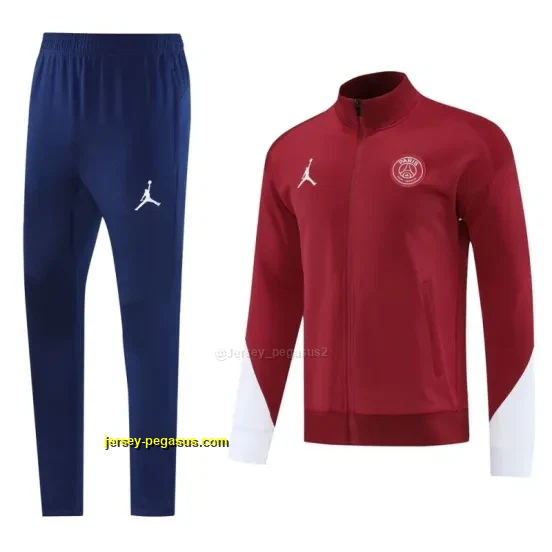PSG Red Full Zipper Jacket +Long Pants