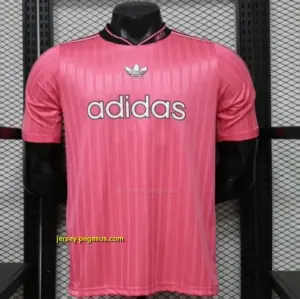 Player Version 2026 Adidas Originals Pink Stripe Retro Football Jersey