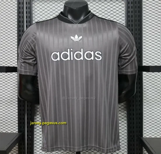 Player Version 2026 Adidas Originals Retro Style Charcoal Grey Stripe Football J