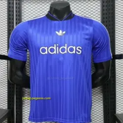 Player Version 2026 Adidas Originals Retro Style Royal Blue Stripe Football Jers