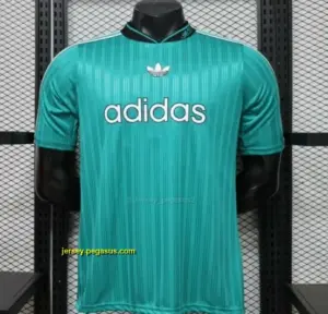 Player Version 2026 Adidas Originals Retro Style Teal Green Stripe Football Jers