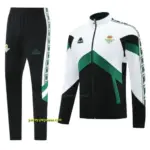 Real Betis WHITEBlackGreen Full Zipper Jacket + Long Pants