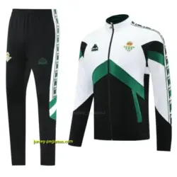Real Betis WHITEBlackGreen Full Zipper Jacket + Long Pants