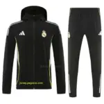 Real Madrid Blue Full zipper Jacket Tracksuit+ long pants