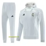Real Madrid Hoodie Full Zipper Jacket + Long Pants