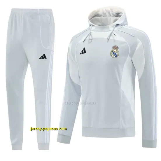 Real Madrid Hoodie Full Zipper Jacket + Long Pants
