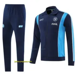 SSC Napoli Navy Blue Full zipper Jacket Tracksuit+ long pants