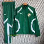 Senegal National Team Green Full zipper Jacket Tracksuit+ long pants