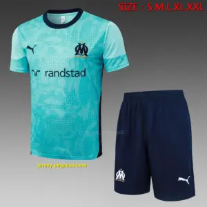2324 short-sleeved Marseille light green-Marseilles