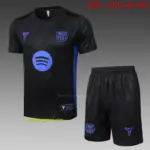 2526 Short Sleeve Barcelona Black (Steel Print)-Barcelona
