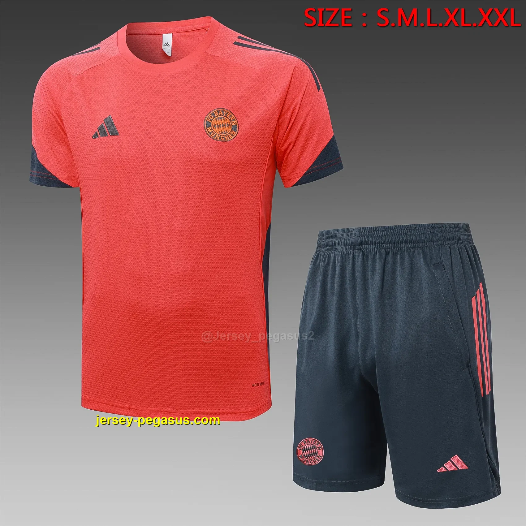 2526 Short Sleeve Bayern Orange-Bayern Munich 2526 Short Sleeve Bayern Orange-Bayern Munich